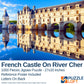 Jigsaw Puzzle for mature-themeds 1000 Pieces - French castle On River cher - Size Large 27 x 20 inch - Refrence Poster 11x16  Sturdy Tight Fitting Pieces  Letters On Back  Rated Hard