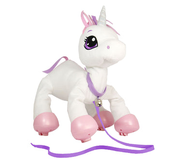 Peppy Pets Unicorn Plush, White