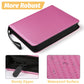 GERMUN 9 Pocket Card Binder  enhanced Zip Trading Card Binder  720 Double Sided Pocket PU Card Collection Binder  Collector Card Album  Card Folder for MTG  TCG  Sports Cards  Game Cards (Pink)