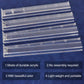 Gustaria Mahjong All-In-One Tile Rack & Pusher, Clear Acrylic Mahjong Rack And Pusher Combo, Modern American Majiang Tile Racks, Set Of 4, White