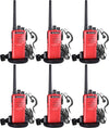 Arcshell Rechargeable Long Range Two-Way Radios With Earpiece 6 Pack Arcshell Ar-7 Walkie Talkies Li-Ion Battery And Charger Inc