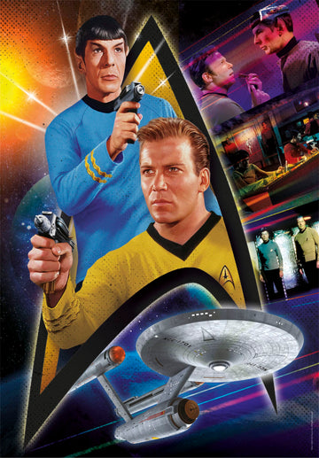 Clementoni - 35141 - Puzzle Star Trek - Jigsaw Puzzle 500 Pieces, Jigsaw Puzzle For Adults - Made In Italy