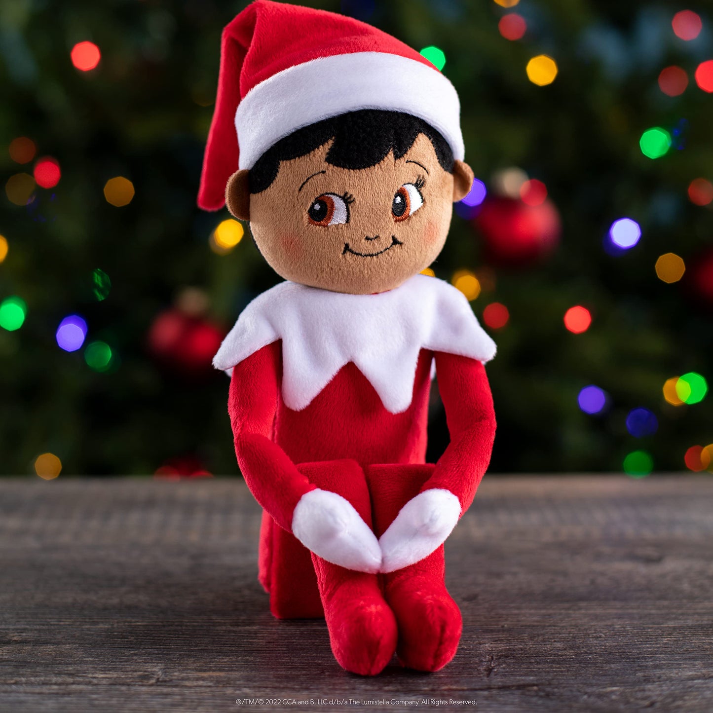 The Elf On The Shelf Plushee Pals - 17-Inch Scout Elf Plush Toys - Huggable And Lovable Stuffed Brown Eyed Boy Elf Plush