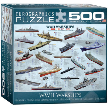 World War Ii Warships Puzzle, 500-Piece