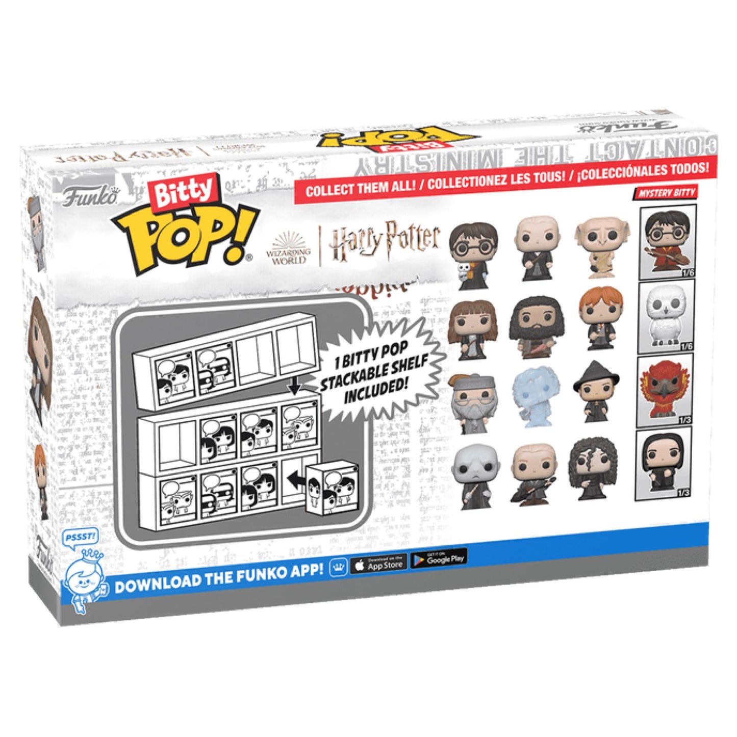 Funko Bitty Pop! Harry Potter 4-Pack Bundle - 16 Mini Figures Featuring Hogwarts Characters & Mystery Figures