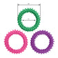 PICK A TOY Sensory Ring Fidget Toy 3 Pack - Soft TPR Rubber, Pink Purple Green, Model ME-ROO7, Ideal for All Ages