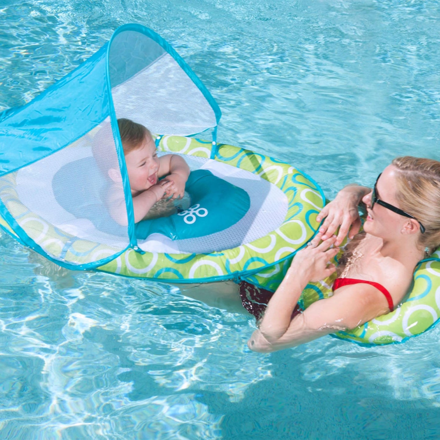 Swimways Baby Spring Float Mommy And Me With Canopy