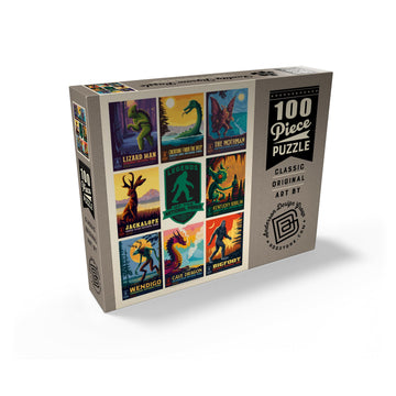 MyPuzzle.com Vintage National Parks 100-Piece Jigsaw Puzzle - Multicolor Cardboard Edition 1
