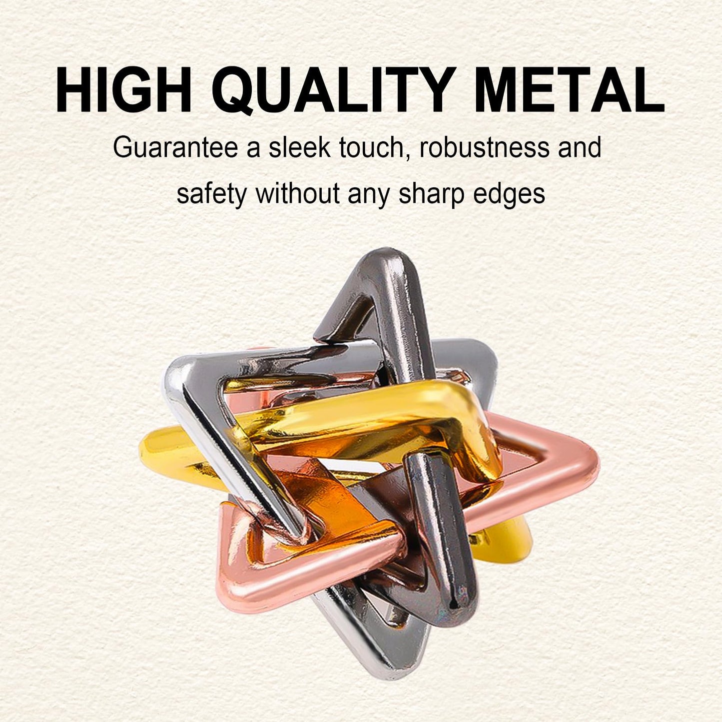 12 PCS Brain Teaser Puzzles Metal Puzzle Logic Metal Puzzle for mature-themed Lock Puzzles Gift for mature-themeds Teenagers Kids