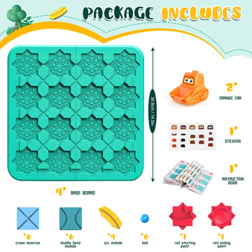 Fygurso Stem Board Games,Puzzle Logical Builder Kids Toys,Preschool Montessori Brain Teasers Birthday Gifts For Kids 4-8 Years O
