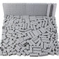 Feleph 260 Pieces Masonry Profile Bricks Set Building Blocks For Wall Parts And Pieces Diverse Bulk Toy Kit Compatible With Major Brands (Gray)