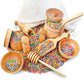 10 Piece Wooden Tool Sets For Sensory Bins, Wooden Sensory Tool Sets 10 Pieces