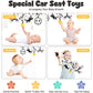 Spiral Car Seat Baby Toys 0-6 Months, Infant Carseat Sensory Toys Hanging Stroller Accessories, Newborn Gifts For Baby Boys Girl