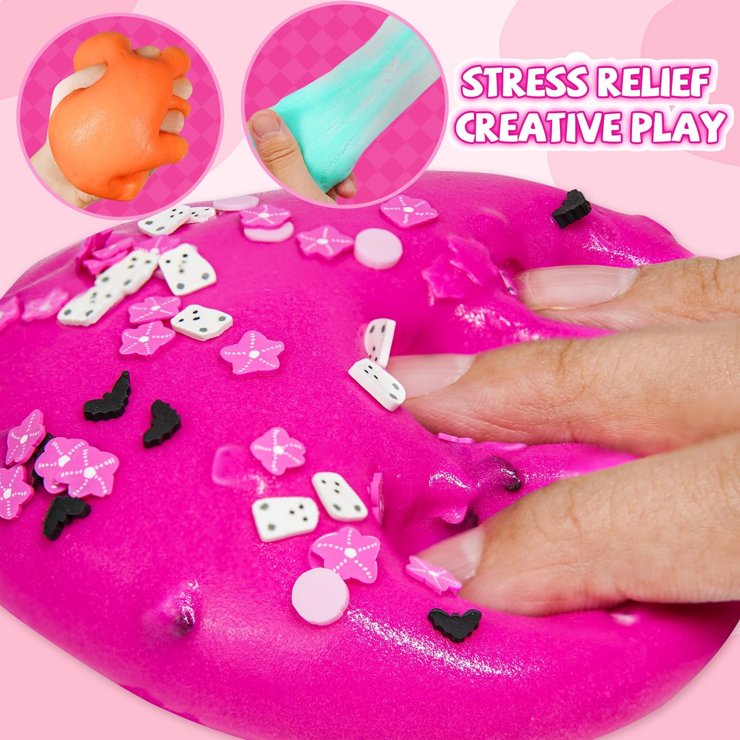 X MUD Butter Slime  Ice Cream enhanced Cloud Slime  DIY Slime for Kids  Party Favors for Kids 6-12  Girl Toys 6-10 Years Old  Slime Kit for Girls Ages 7-12