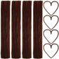 EBOOT 100 Pieces Pipe Cleaners Chenille Stem for Arts and Crafts, 6 x 300 mm (Brown)