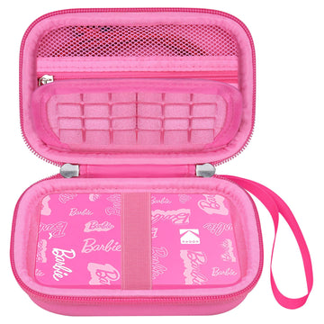 Elonbo Carrying Case For Kodak X Barbie Instant Smartphone Barbie Photo Printer, Portable Mini Color Wireless Mobile Printer Tra