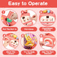 AIQI 60 PCS Large Unicorn Kids Claw Machine, Vending Claw Machine with Lights Sound, Candy and Prize Electronic Dispenser Game T