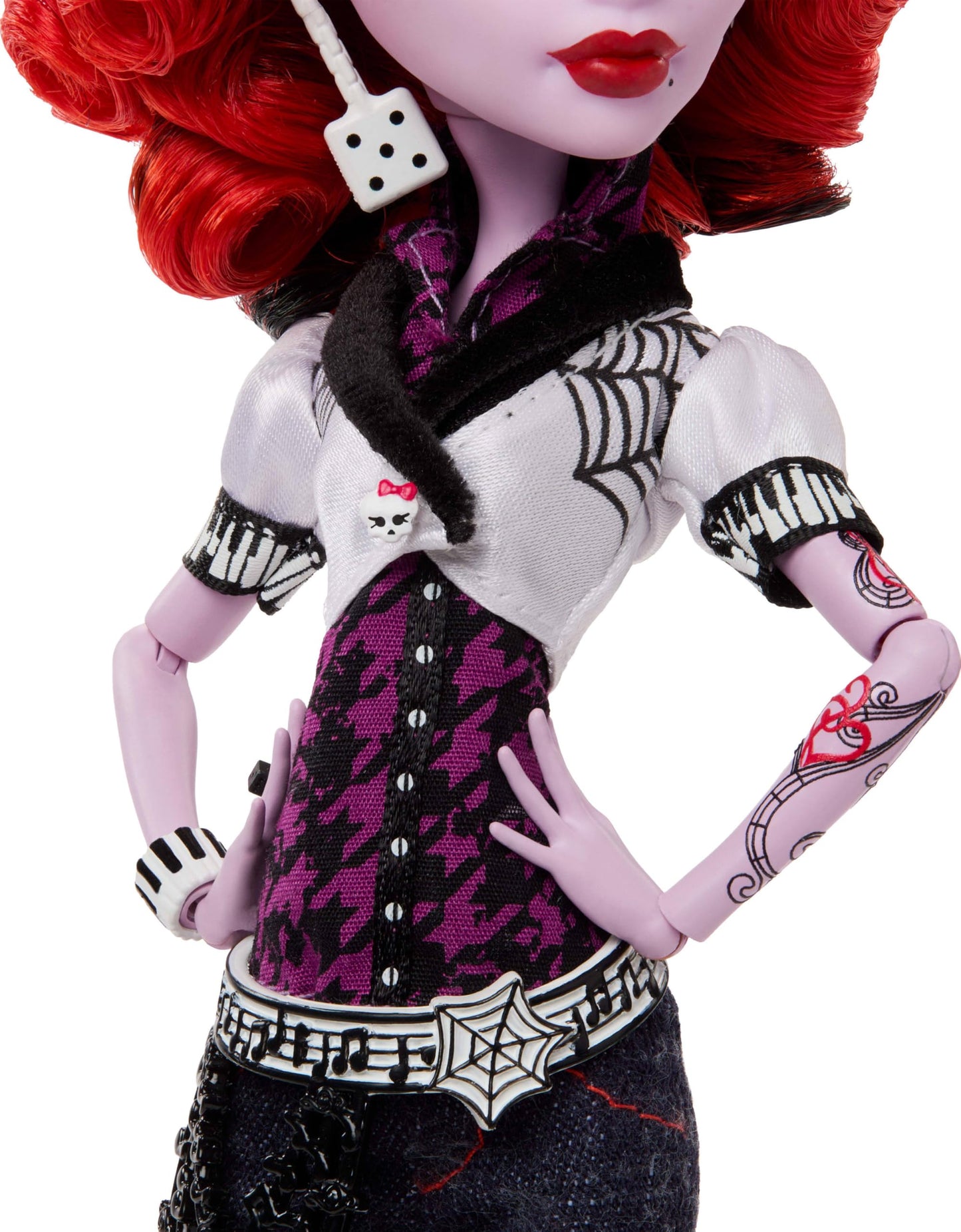 Monster High Boo-Riginal Creeproduction Doll, Operetta Collectible Reproduction With Doll Stand, Diary, And Pet Spider Memphis D