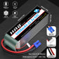 HRB 2pcs 5000mAh 6S Lipo Battery EC5 50C-100C Soft Case 22.2V RC Lipo Battery Compatible for RC Quadcopter Airplane Car Truck 50