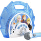 Frozen 2 Sing Along Boombox With Microphone, Built In Music, Flashing Lights, Real Working Mic For Kids Karaoke Machine, Connects Mp3 Player Aux In Audio Device