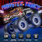 AUUGUU Remote Control Monster Truck, 2.4GHz All Terrain, Light Spray, 5.7" Crocodile, Plastic, RC-Truck-EY, Kids Toy 3+