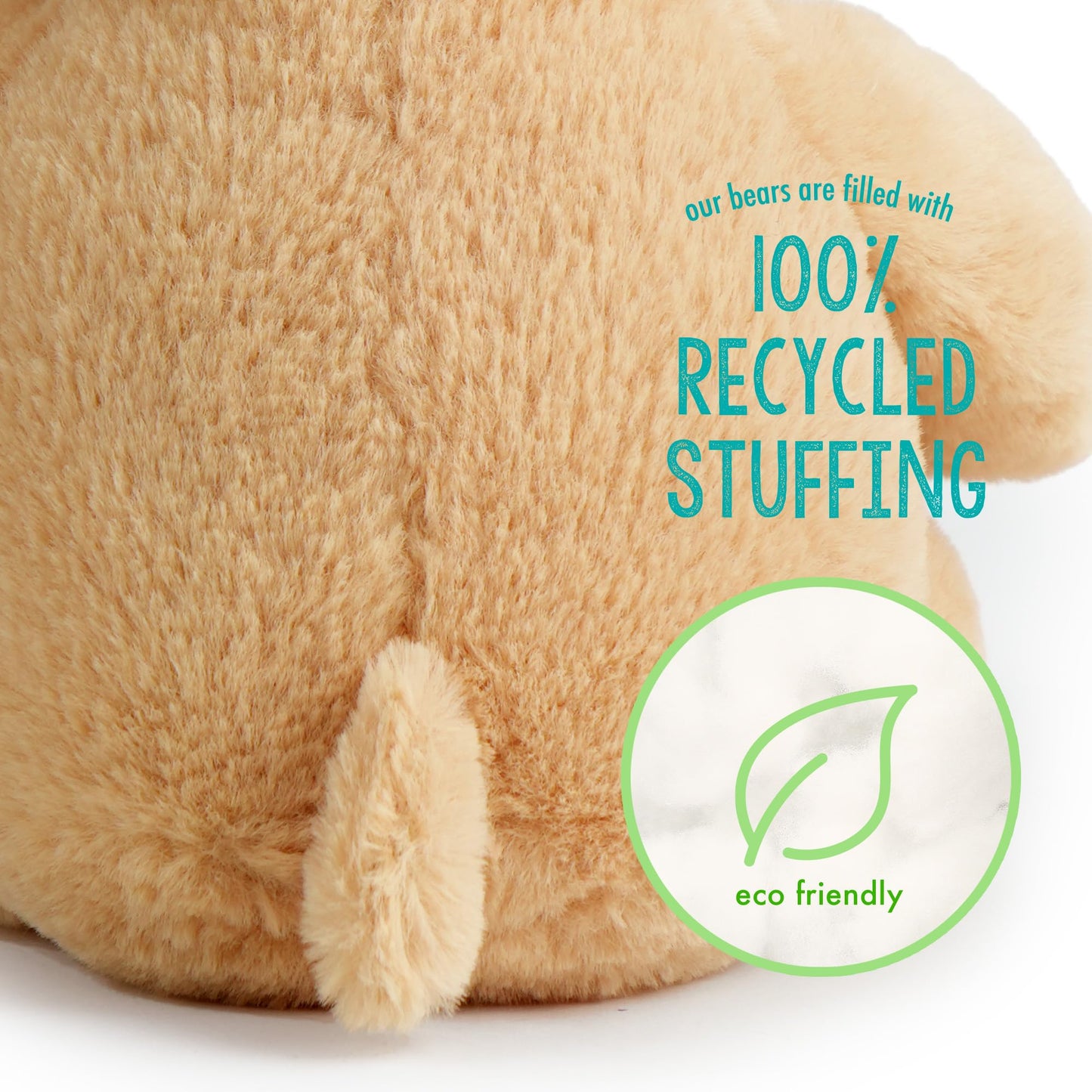Benben Teddy Bear Stuffed Animal, 5 Pack 8 Inch Small Stuffed Teddy Bear Bulk, Shaggy Plush Toy, Baby Shower Decoration, Gifts F