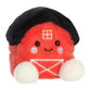 Aurora® Palm Pals™ Oakley Barn™ Stuffed Animal - Red, 4 Inch, Plush Collectible for Kids & Adults, Perfect for Rooms & Gifts