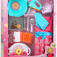 Click N' Play Doll Baking Set With Apron And Baking Utensil Accessories, Perfect For 18 Inch Dolls