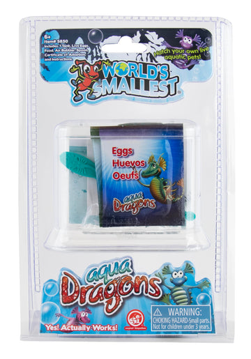 Worlds Smallest Aqua Dragons, Live Aquatic Pets Hatch & Grow Miniature Science Kit for Ages 6 and up