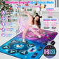 Upgraded Extra Large Electronic Dance Mats, Dance Pad With Single&Double Players Mode, Dancing Music Playmat With Led Light, Cha