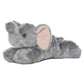 Aurora Adorable Mini Flopsie Ellie Stuffed Animal - Playful Ease - Timeless Companions - Gray 8 Inches