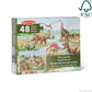 Melissa & Doug Floor Puzzle Dinosaurs Toys & Games Puzzles Lci421