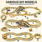 Temi 236 Pcs Construction Toys Race Tracks For 3 4 5 6 Year Old Boys, Flexible Track Playset And 6 Pcs Construction Car For Kids Toys, Birthday Gift For Age 3-9 Boys Toddler Girls