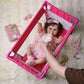 Babeside Baby Doll Crib, Baby Doll Bed For 17-21 Inch Dolls, Foldable Baby Doll Playpen Toy Crib, Reborn Baby Doll Accessories W