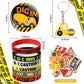 Construction Party Favors Construction Theme Birthday Party Supplies Mini Construction Vehicles Toy Rubber Bracelet Keychain Sta