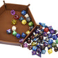 DND Double-Colors Polyhedron Dice Set for Dungeons and Dragons D&D RPG MTG Table Games D4 D6 D8 D10 D% D12 D20 25 Colors Dice wi