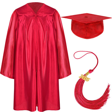 Mukum Kindergarten Graduation Cap And Gown Set With 2025 Charms Tassel Bright Knit Graduations Cap And Gown For Kid Preschool Ki