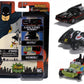 Jada Toys Nano Hollywood Rides Batman 1966 Classic TV Series 3 PK, Black,olive