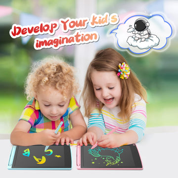 2 Pack Lcd Writing Tablet For Kids Doodle Board With 2 Bag, Electronic Drawing Tablet Drawing Pads, Etch A Leyaoyao Sketch Pad L