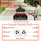 Costzon Ride On Car, Lamborghini Licensed 12V Battery Powered 4Wd Sports Car With Remote Control, 3 Speeds, Hydraulic Doors, Led