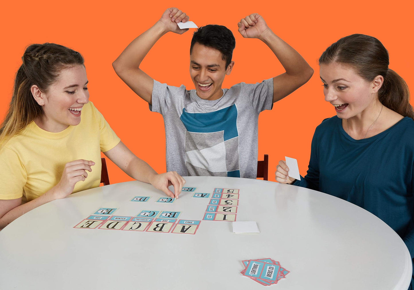 Blue Orange Cross Clues - Cooperative Family Game for 2-6 Players, Ages 7+, Multicolored, Model 09016