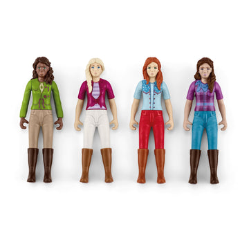 Schleich Horse Club Ride Out 40-Piece Playset Horse Gifts For Girls & Boys Ages 5+ With 4 Horse Rider Girls, 4 Horse Toys And Ho
