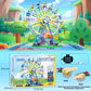 2024 Newly Upgrade Ferris Wheel Building Set With Fairy Light, Two-Way Rotating Ferris Wheel Building Blocks Set Of 813 Pcs, Amu