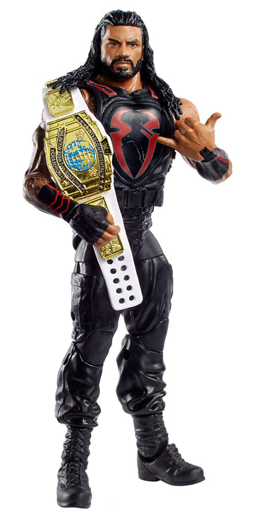 Wwe Mattel Roman Reigns Elite Collection Deluxe Action Figure With Realistic Facial Detailing, Iconic Ring Gear & Accessories
