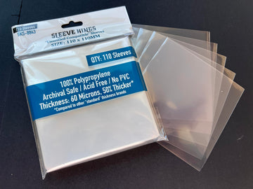 'Unsettled Compatible'' Sleeves (110 X 110 Mm) -110 Pack, 60 Microns