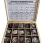 Rocksmins Mr15Wb Collection Set Of 15 Metamorphic Rocks In Wooden Box For Students Of School College Education Igneous Sedimenta