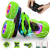 Remote Control Car-Rc Cars Toys For Ages 5-7, 4Wd Rc Stunt Cars Rc Car Kids Toys For Ages 8-13, Double Sided 360Rotating Toys Fo