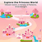 Stlloys 150Pcs Magnetic Blocks Princess Toys, Stem Magnetic Building Blocks Construction Toys For Kids Toddlers Boys Girls Ages