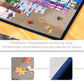 Tektalk Foldable Jigsaw Puzzle Board With 6 Sorting Trays, Portable Puzzle Mat With Puzzle Dustproof Cover For Puzzle Storage Puzzle Saver, Non-Slip Surface, Up To 1000 Pieces (Gray)