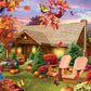 MasterPieces - 300 Piece Jigsaw Puzzle, Large EZ Grip Shapes, Autumn Warmth, Fun for Adults, Seniors, Family, Kids, Non-Glare Fi